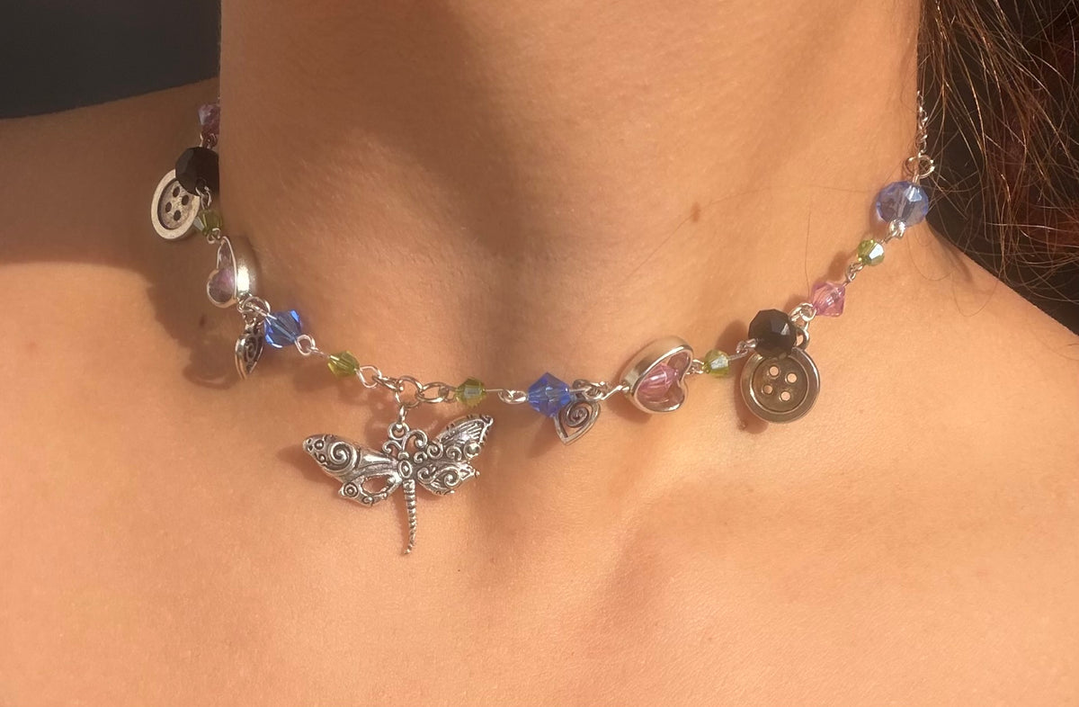 Coraline inspired Necklace