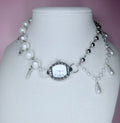 Y2K clock necklace