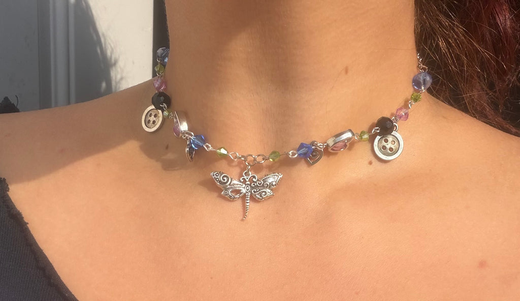 Coraline inspired Necklace