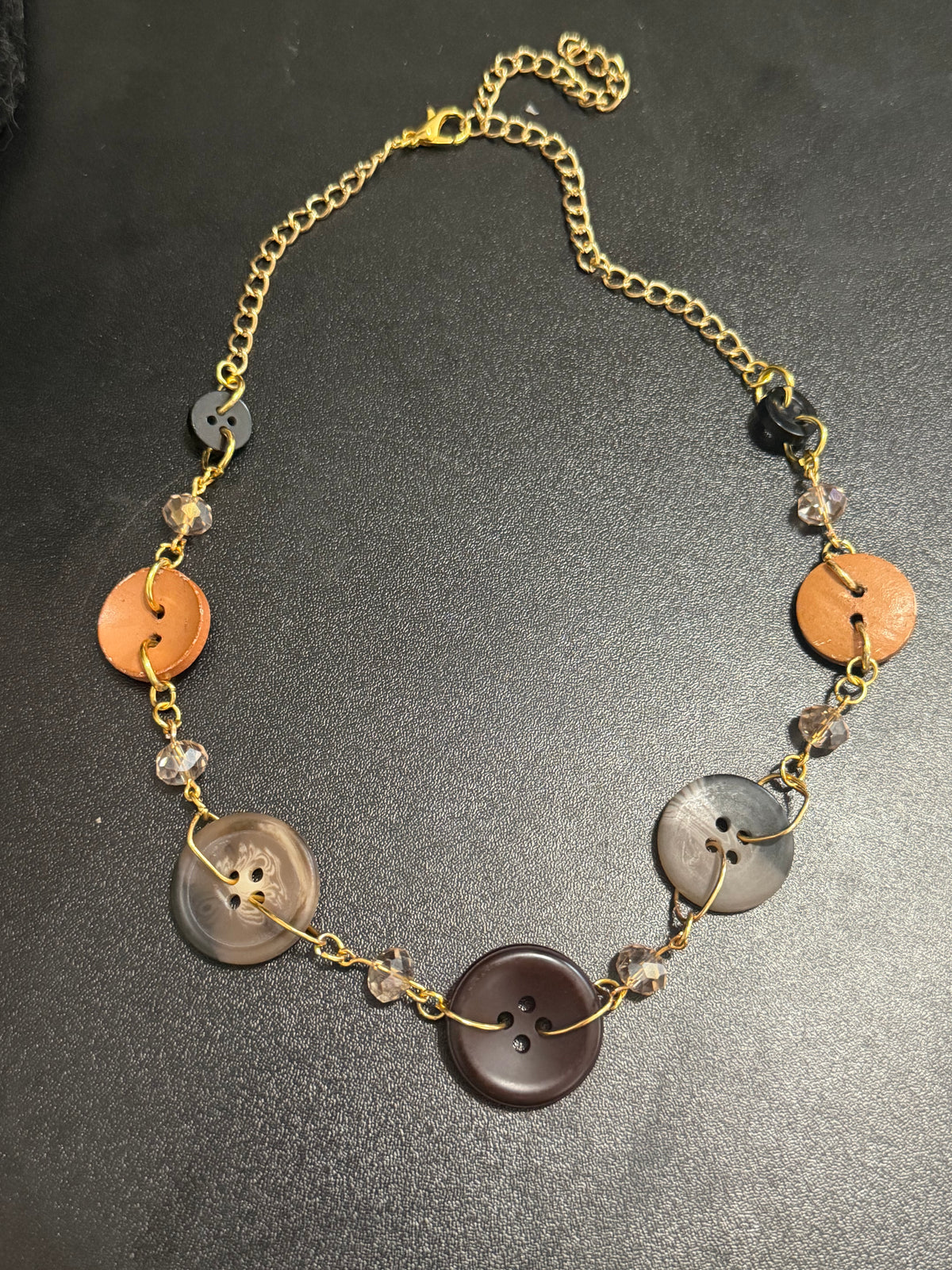 Button necklace