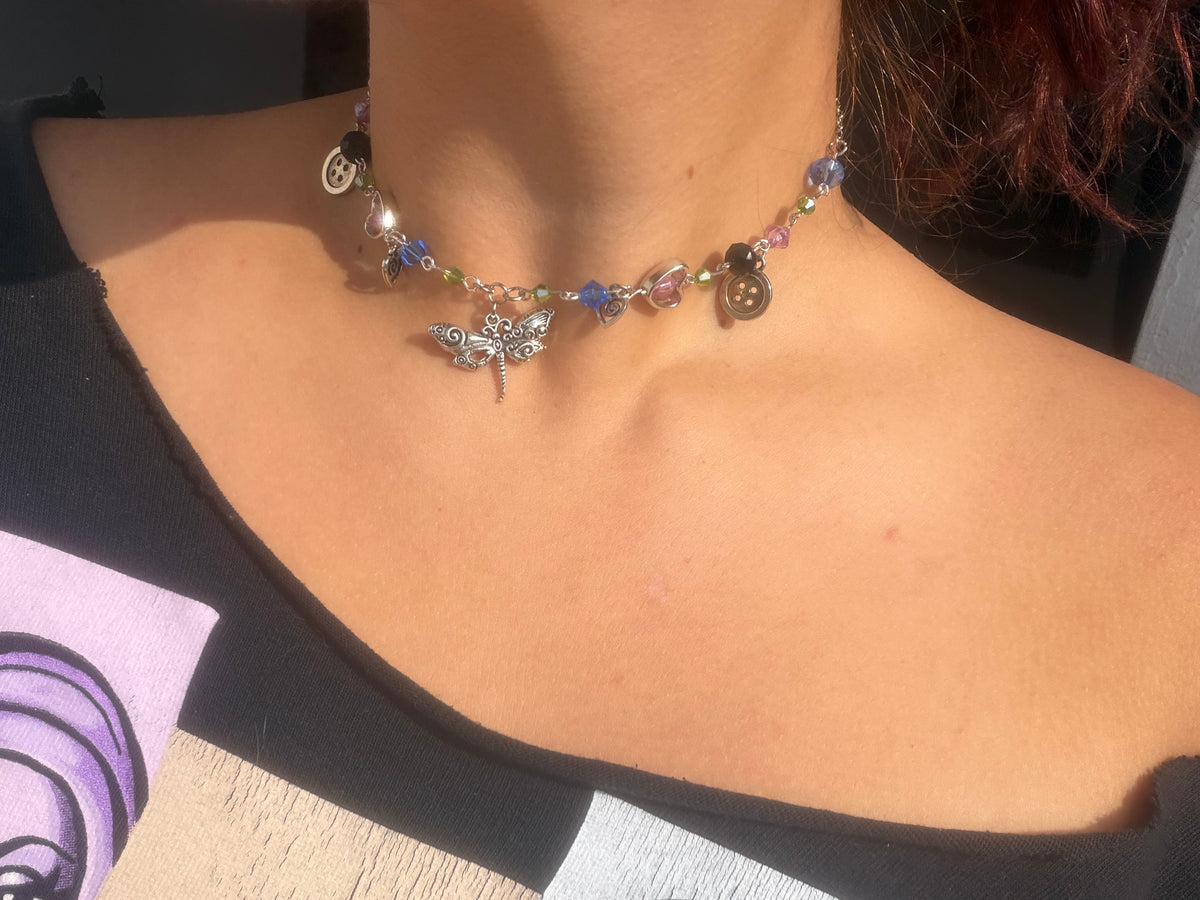 Coraline inspired Necklace