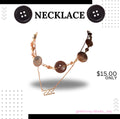 Button necklace