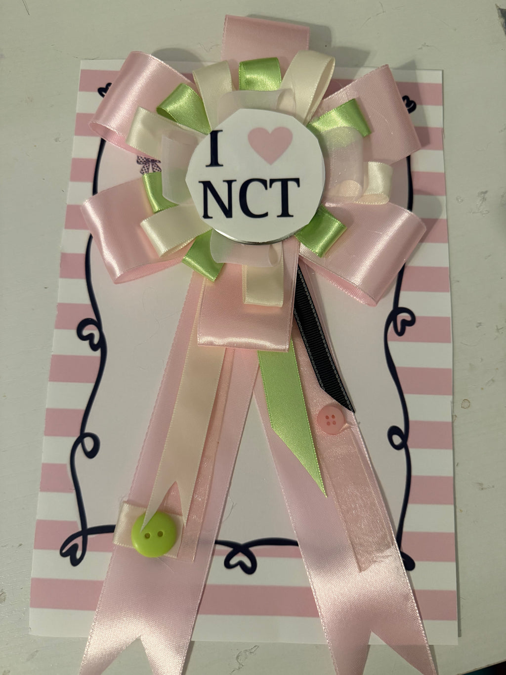 Rosette Bag charm