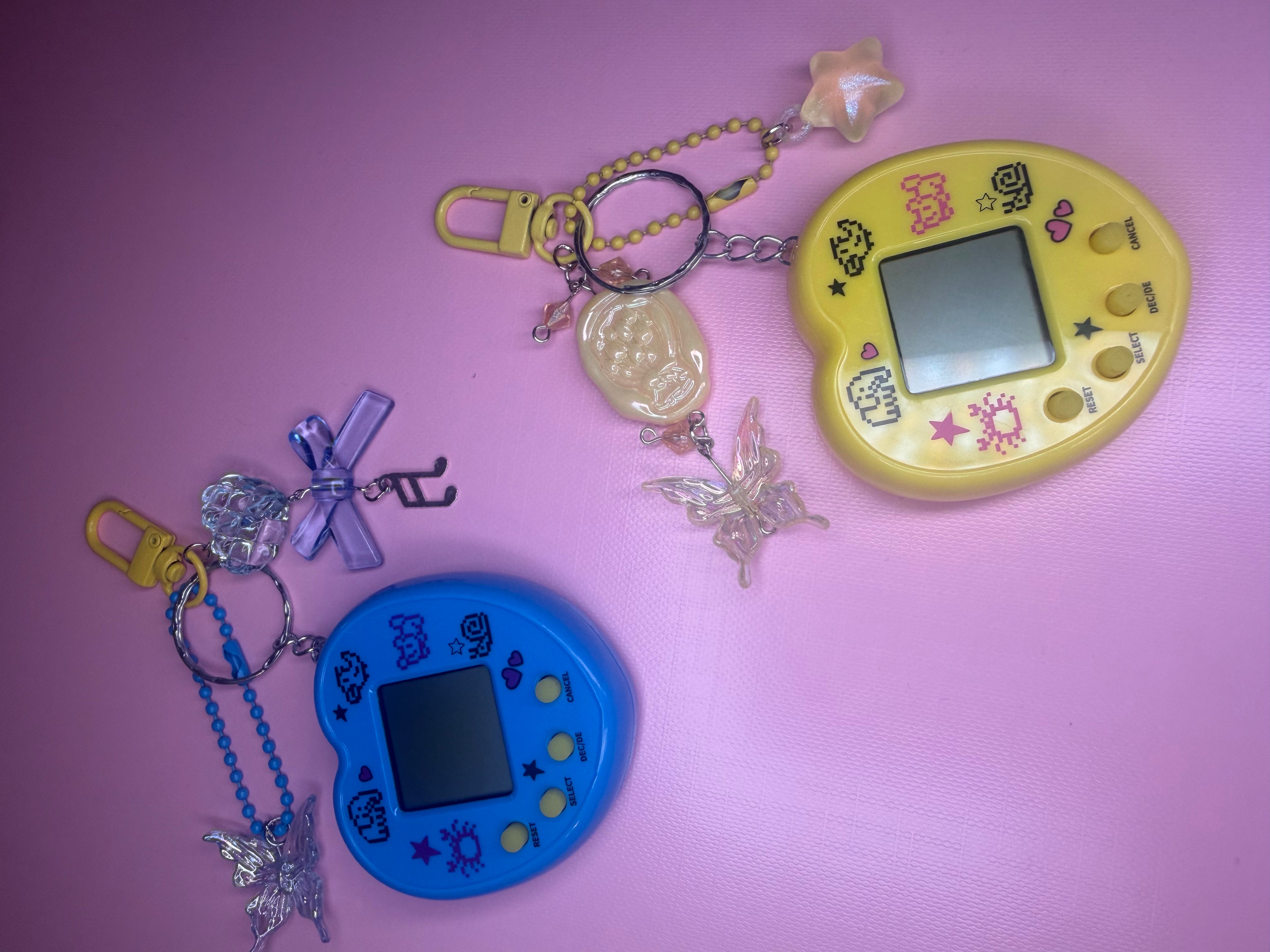 Tamagotchi inspired keychain