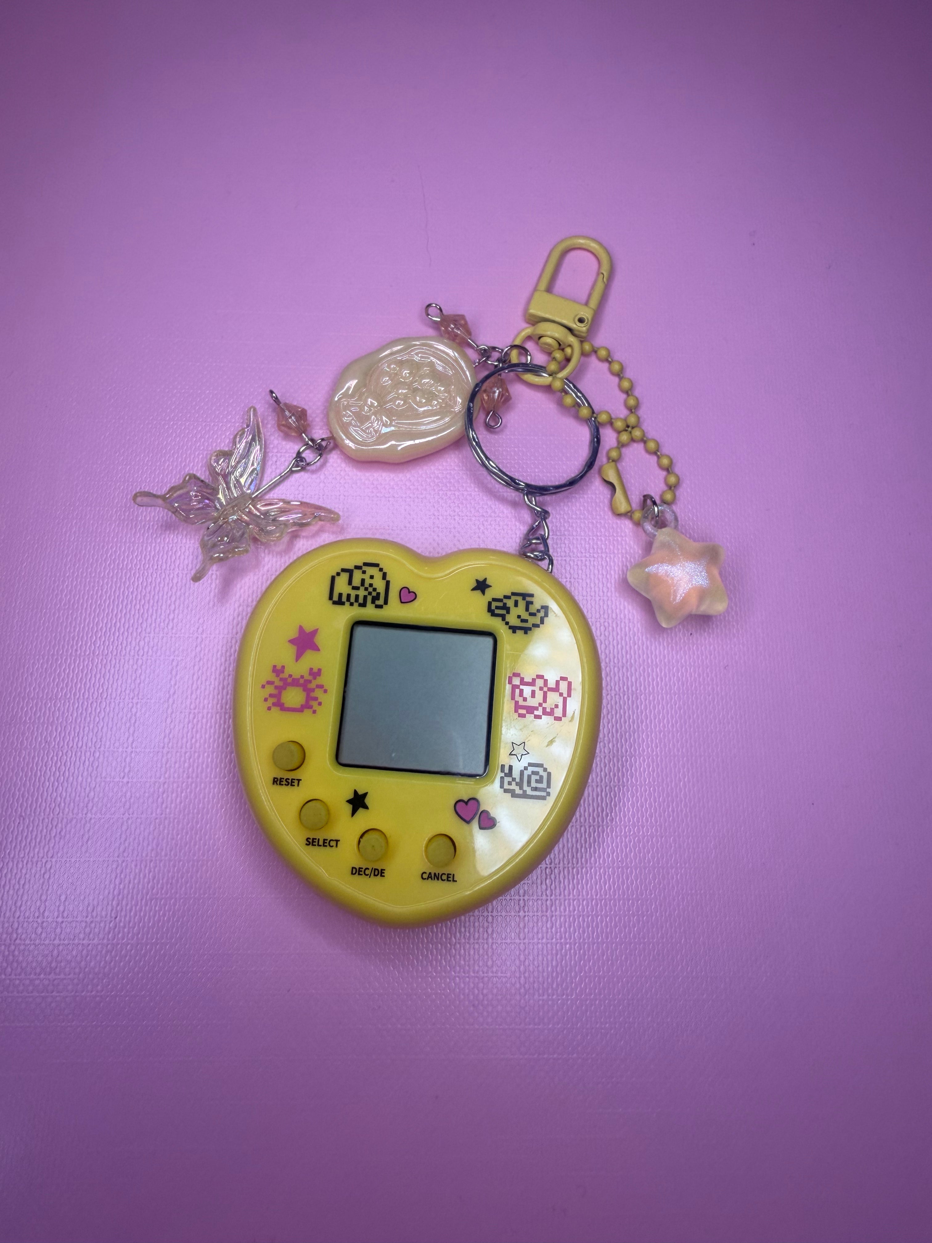 Tamagotchi inspired keychain
