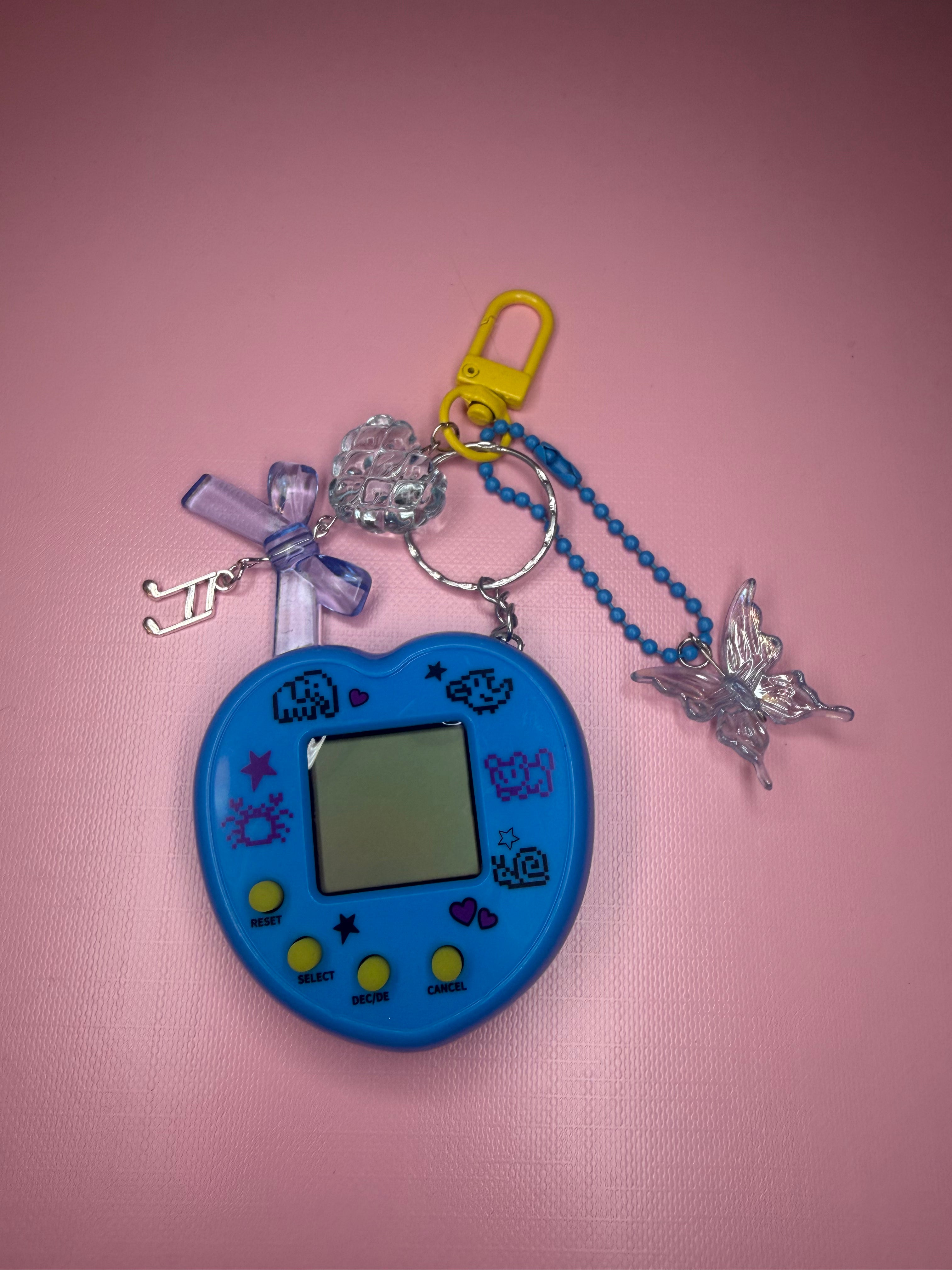 Tamagotchi inspired keychain