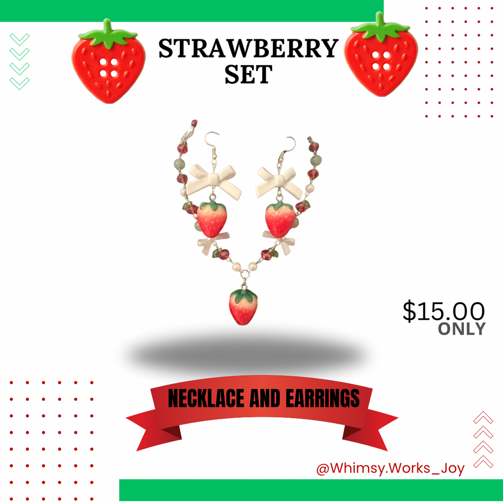 Strawberry shortcake set!